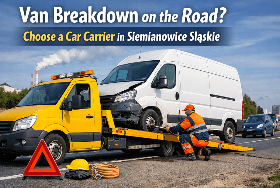 Van Breakdown on the Road? Choose a Car Carrier in Siemianowice Śląskie